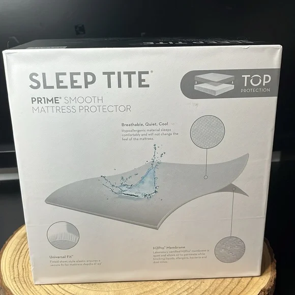 King size mattress protector Sleep Tite NEW Prime Smooth Malouf - Picture 2 of 4